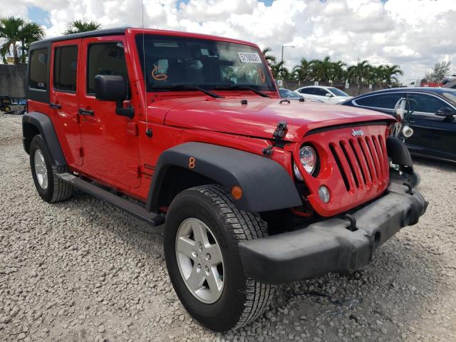 JEEP WRANGLER U 2016 with VIN 1C4BJWDG1GL341822 - Photo from auction