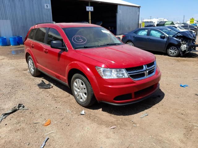 DODGE JOURNEY SE 2017 with VIN 3C4PDCAB3HT677787 - Photo from auction