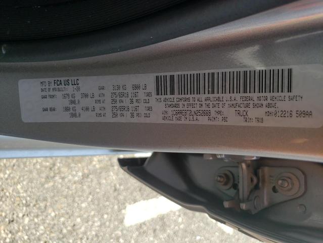 Photo 10 from auction – 2020 RAM 1500 BIG H with VIN 1C6RREBT2LN252669