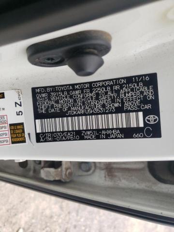 Photo 10 from auction – 2017 TOYOTA PRIUS with VIN JTDKARFU5H3531273