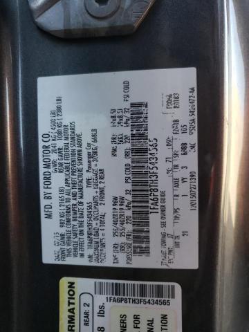 Photo 10 from auction – 2015 FORD MUSTANG with VIN 1FA6P8TH3F5434565