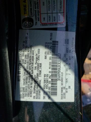 Photo 10 from auction – 2012 FORD FUSION SE with VIN 3FAHP0HA3CR213627