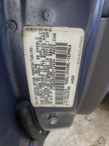 Photo 10 from auction – 2000 TOYOTA CAMRY CE with VIN 4T1BG22K4YU713434