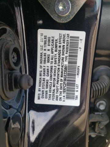 Photo 10 from auction – 2016 HONDA CIVIC LX with VIN 19XFC2F56GE235861
