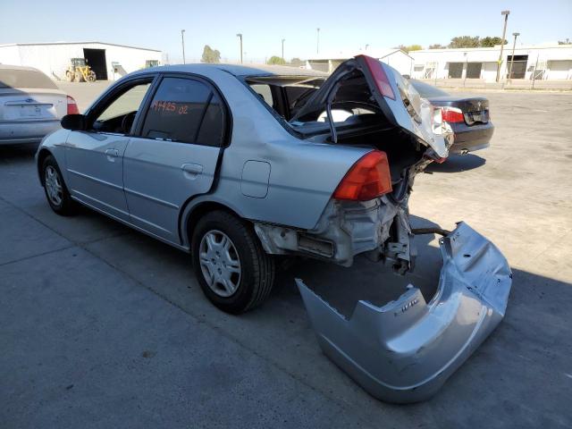 Photo 3 from auction – 2002 HONDA CIVIC LX with VIN 2HGES15542H581139