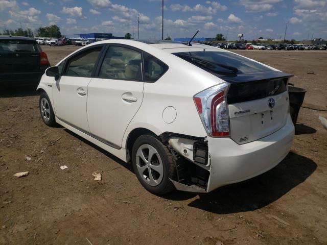 Photo 3 from auction – 2013 TOYOTA PRIUS with VIN JTDKN3DU8D5550337