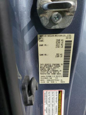 Photo 10 from auction – 2011 NISSAN ALTIMA S with VIN 1N4AL2EP6BC113035