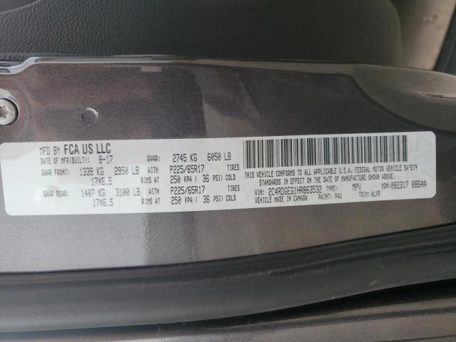 Photo 10 from auction – 2017 DODGE GRAND CARA with VIN 2C4RDGEG1HR863532