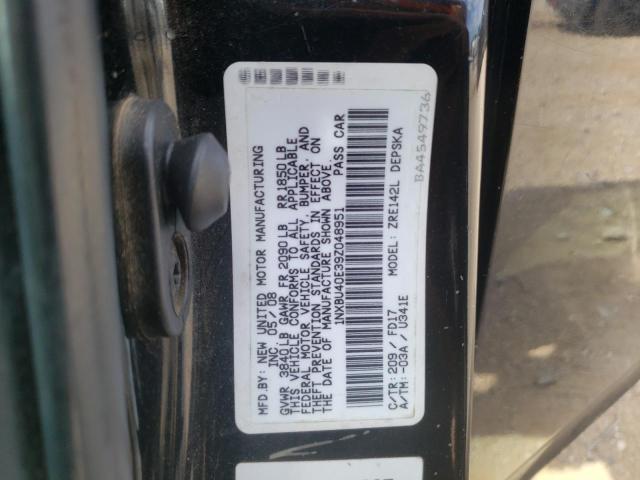 Photo 10 from auction – 2009 TOYOTA COROLLA BA with VIN 1NXBU40E39Z048951