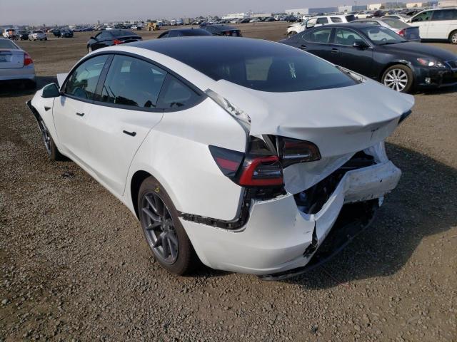 Photo 3 from auction – 2021 TESLA MODEL 3 with VIN 5YJ3E1EA9MF867765