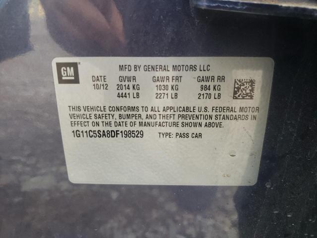 Photo 10 from auction – 2013 CHEVROLET MALIBU 1LT with VIN 1G11C5SA8DF198529