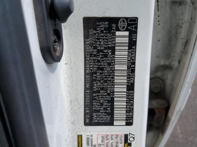 Photo 10 from auction – 2005 TOYOTA COROLLA CE with VIN 2T1BR32E25C465403