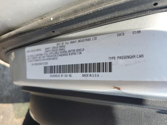 Photo 10 from auction – 2006 SUBARU LEGACY 2.5 with VIN 4S3BL626567212235