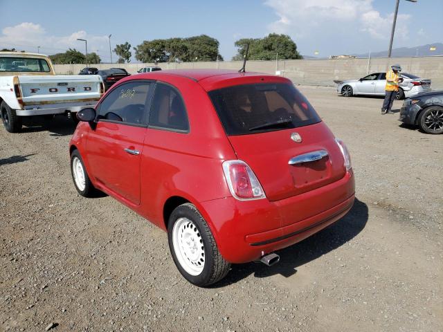 Photo 3 from auction – 2012 FIAT 500 with VIN 3C3CFFAR5CT223660