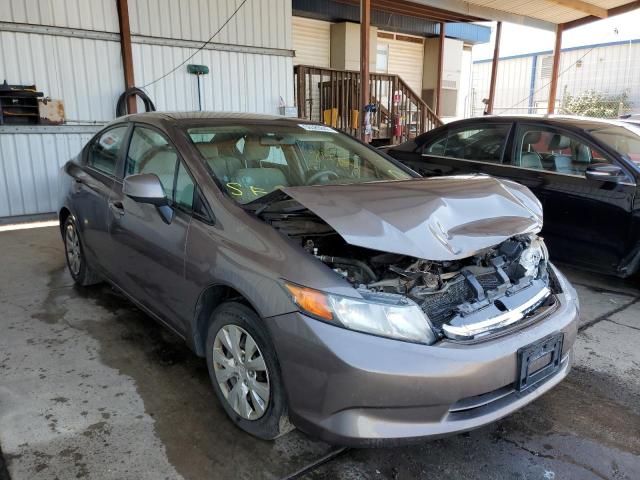 HONDA CIVIC LX 2012 with VIN 2HGFB2F53CH530323 - Photo from auction