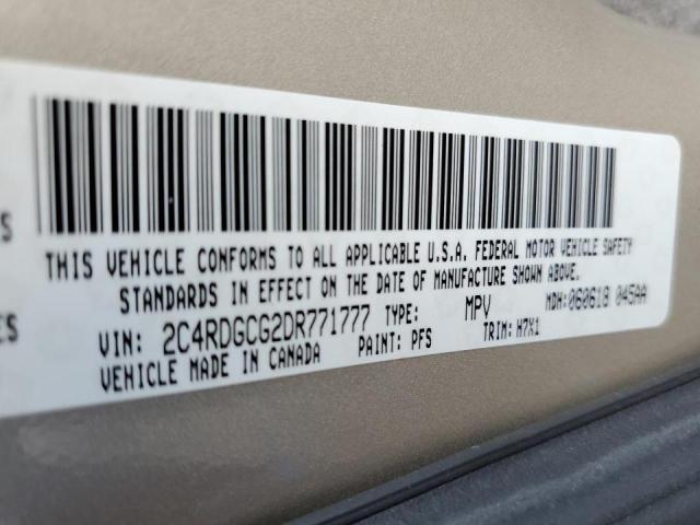 Photo 10 from auction – 2013 DODGE GRAND CARA with VIN 2C4RDGCG2DR771777
