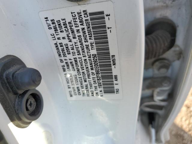 Photo 10 from auction – 2014 HONDA CIVIC EX with VIN 19XFB2F86EE009250