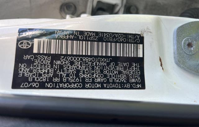 Photo 10 from auction – 2008 TOYOTA SCION XD with VIN JTKKU10488J000672