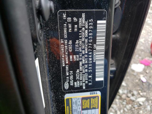 Photo 10 from auction – 2015 KIA OPTIMA LX with VIN 5XXGM4A77FG387935