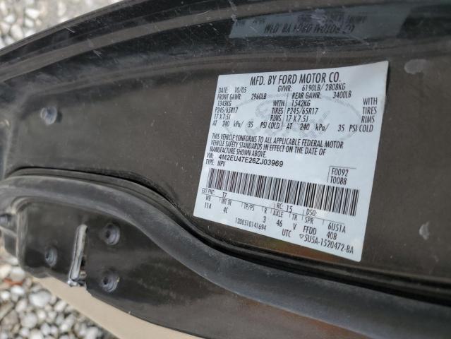 Photo 10 from auction – 2006 MERCURY MOUNTAINEE with VIN 4M2EU47E26ZJ03969