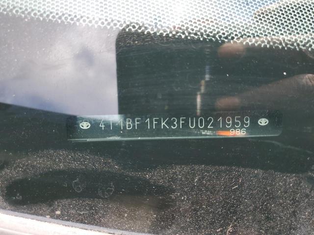 Photo 10 from auction – 2015 TOYOTA CAMRY LE with VIN 4T1BF1FK3FU021959