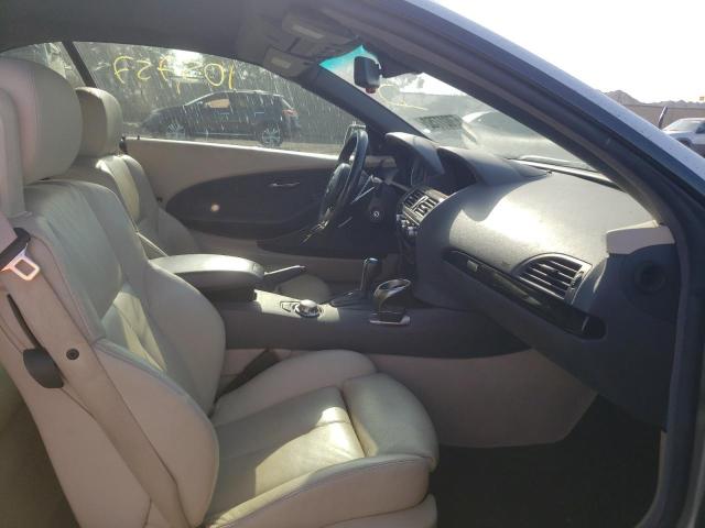 Photo 5 from auction – 2005 BMW 645 CI AUT with VIN WBAEK73435B327816