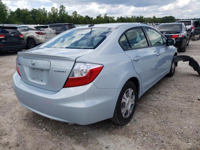 Photo 4 from auction – 2012 HONDA CIVIC HYBR with VIN JHMFB4F25CS008414