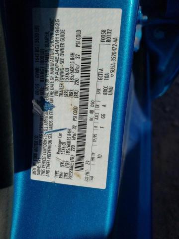 Photo 10 from auction – 2016 FORD FIESTA SE with VIN 3FADP4EJ4GM119625