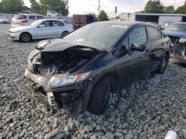 Photo 2 from auction – 2014 HONDA CIVIC LX with VIN 19XFB2F57EE003429