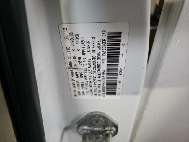 Photo 10 from auction – 2012 ACURA TSX with VIN JH4CU2F44CC027954