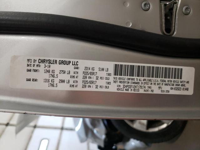 Photo 10 from auction – 2010 DODGE JOURNEY SX with VIN 3D4PG5FV2AT179174