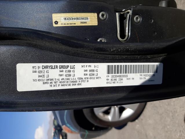 Photo 10 from auction – 2011 DODGE CALIBER MA with VIN 1B3CB3HA9BD269326