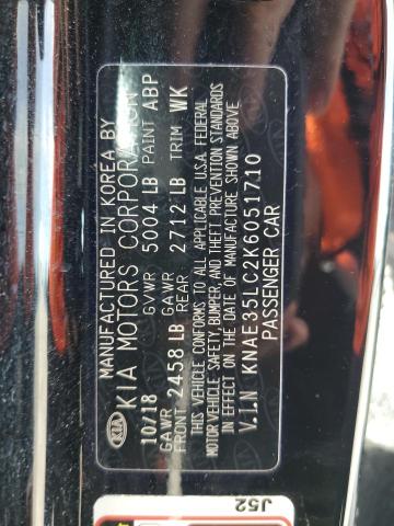 Photo 10 from auction – 2019 KIA STINGER GT with VIN KNAE35LC2K6051710