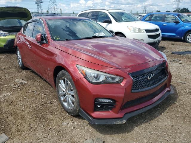 Photo 1 from auction – 2014 INFINITI Q50 BASE with VIN JN1BV7AR4EM691262
