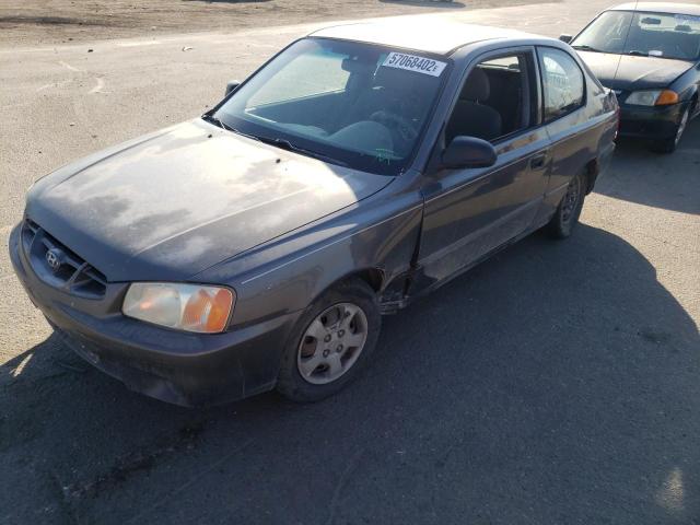 Photo 2 from auction – 2002 HYUNDAI ACCENT GS with VIN KMHCG35C82U170109