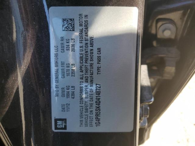 Photo 10 from auction – 2013 BUICK VERANO CON with VIN 1G4PR5SK4D4148727