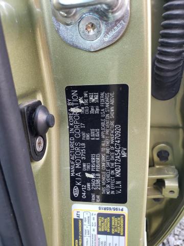 Photo 10 from auction – 2012 KIA SOUL with VIN KNDJT2A54C7470920