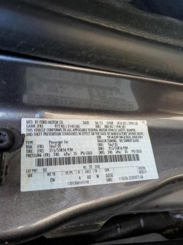Photo 10 from auction – 2013 FORD FOCUS SE with VIN 1FADP3K23DL355381
