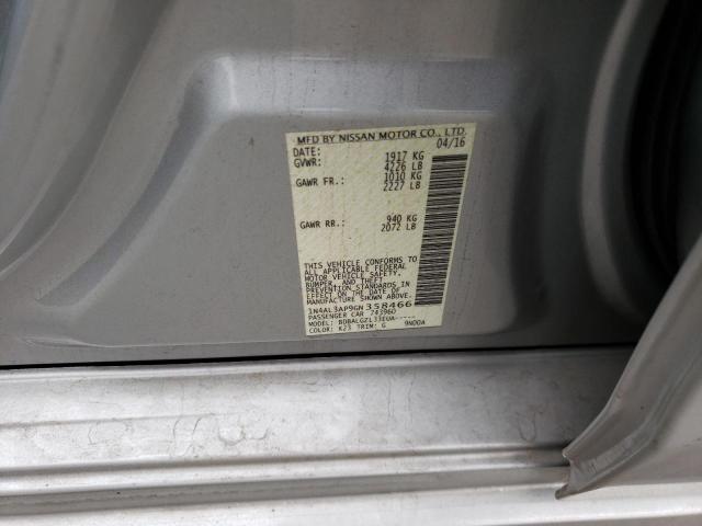 Photo 10 from auction – 2016 NISSAN ALTIMA 2.5 with VIN 1N4AL3AP9GN358466