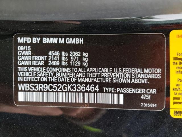 Photo 10 from auction – 2016 BMW M4 with VIN WBS3R9C52GK336464