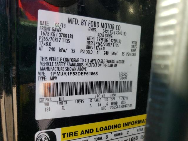 Photo 10 from auction – 2013 FORD EXPEDITION with VIN 1FMJK1F53DEF61868