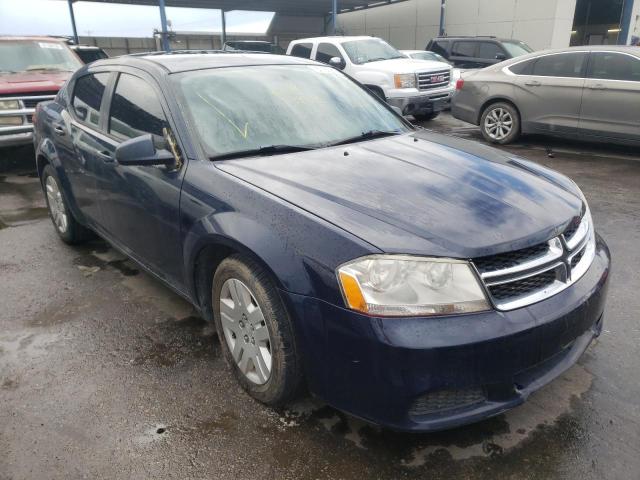 DODGE AVENGER SE 2014 with VIN 1C3CDZAB5EN224949 - Photo from auction