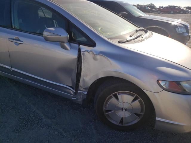 Photo 9 from auction – 2006 HONDA CIVIC HYBR with VIN JHMFA36286S027783