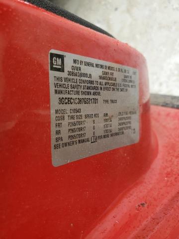 Photo 10 from auction – 2007 CHEVROLET SILVERADO with VIN 3GCEC13087G521701