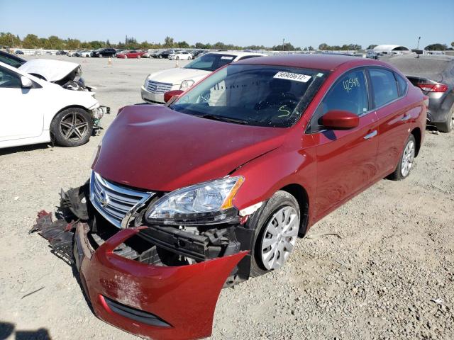 Photo 2 from auction – 2015 NISSAN SENTRA S with VIN 3N1AB7AP8FL667352