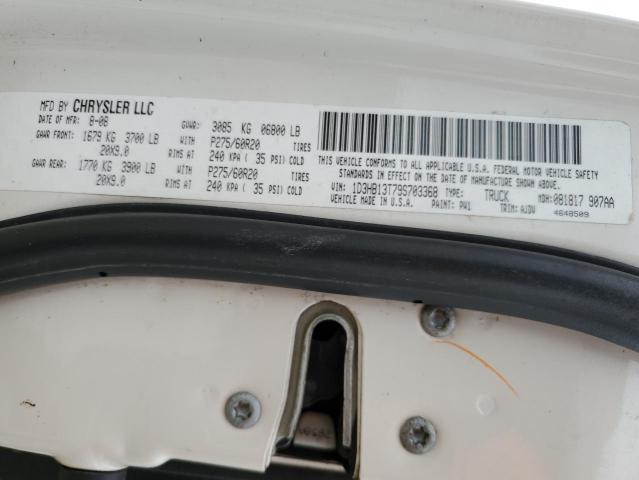 Photo 10 from auction – 2009 DODGE RAM 1500 with VIN 1D3HB13T79S703368