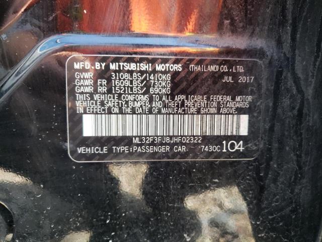 Photo 10 from auction – 2018 MITSUBISHI MIRAGE G4 with VIN ML32F3FJ8JHF02322