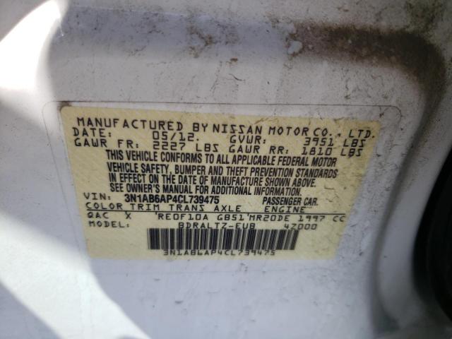 Photo 10 from auction – 2012 NISSAN 240SX with VIN 3N1AB6AP4CL739475