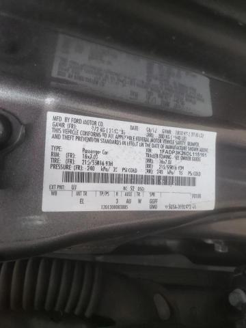 Photo 10 from auction – 2013 FORD FOCUS SE with VIN 1FADP3K26DL115161