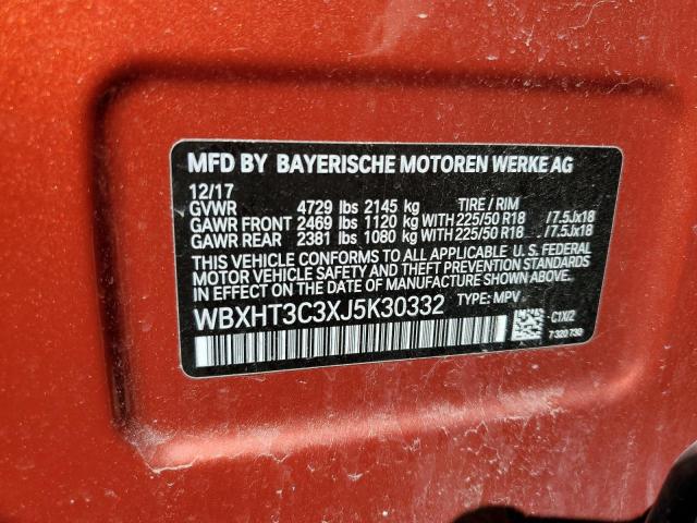 Photo 10 from auction – 2018 BMW X1 XDRIVE2 with VIN WBXHT3C3XJ5K30332